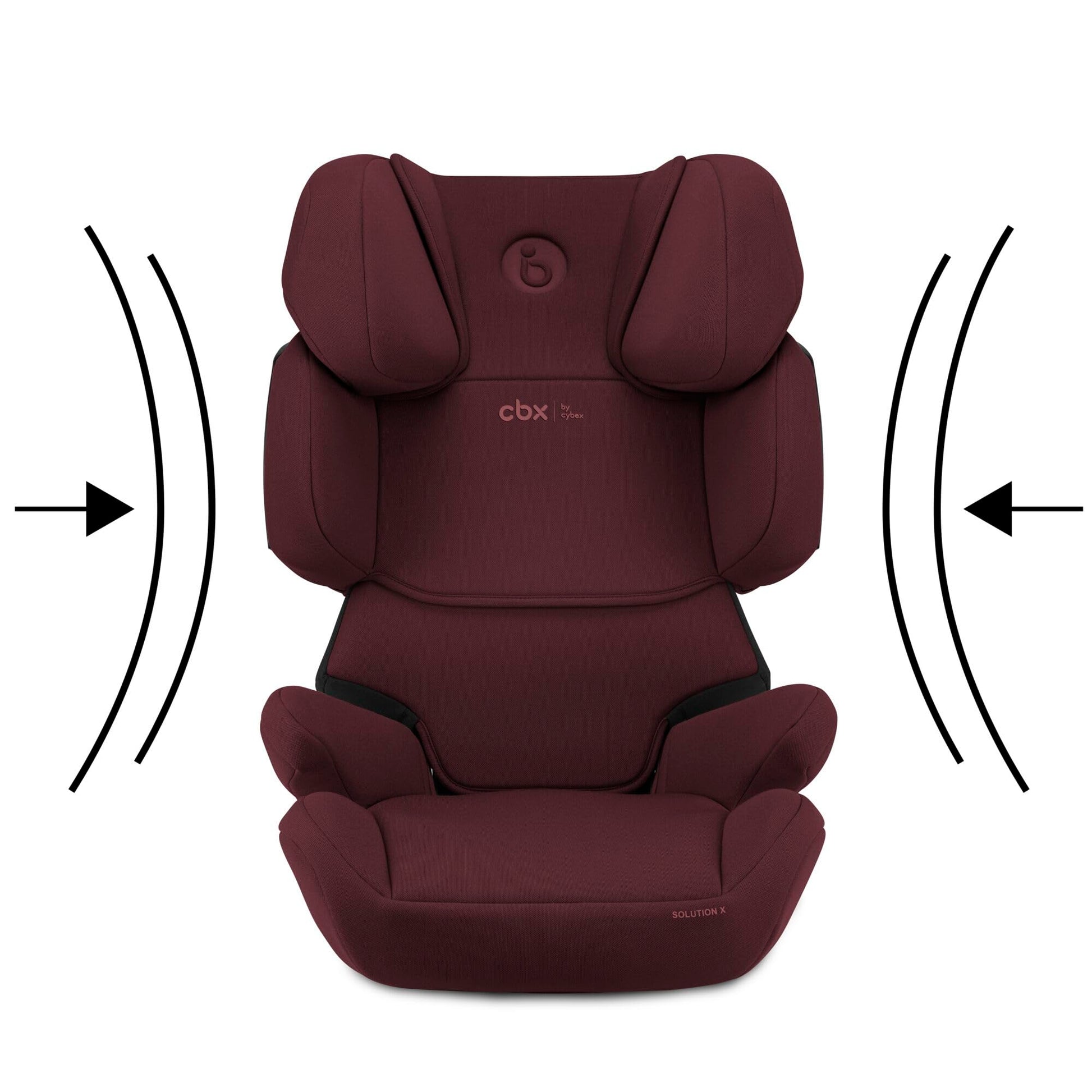 CBX by CYBEX Kinder-Autositz Solution X i-Fix, Für Autos mit und ohne ISOFIX, Ab ca. 3 bis 12 Jahre (100 - 150 cm), Ab ca. 15 bis 50 kg, Rot - Meloni2