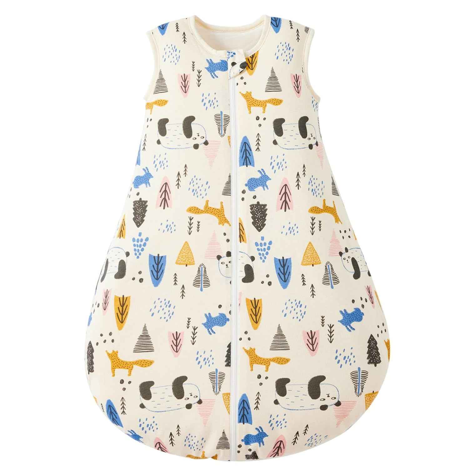 Duomiaomiao 3.5 Tog Baby Sleeping Bag, 100% Cotton Baby Sleeping Bag, Winter, Girls Newborn, Boys Sleeping Bag, Warm Newborn Children (100)