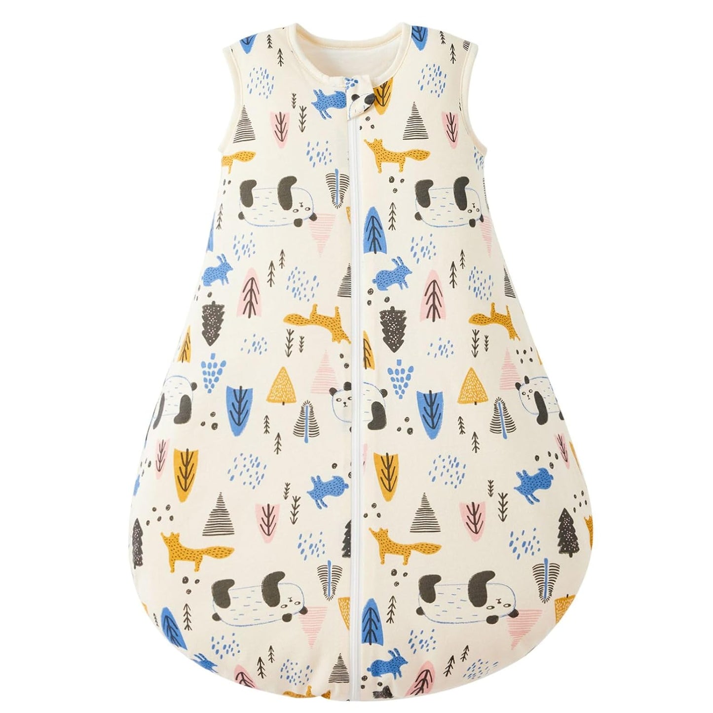 Duomiaomiao 3.5 Tog Baby Sleeping Bag, 100% Cotton Baby Sleeping Bag, Winter, Girls Newborn, Boys Sleeping Bag, Warm Newborn Children (100)
