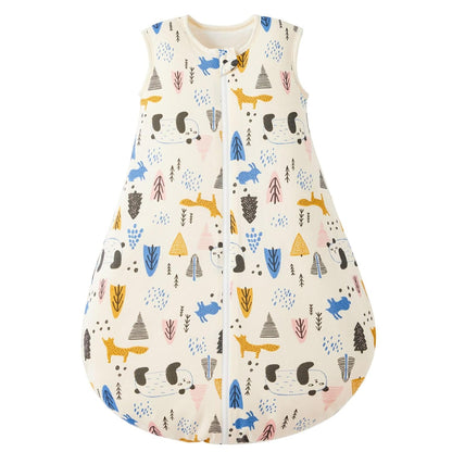 Duomiaomiao 3.5 Tog Baby Sleeping Bag, 100% Cotton Baby Sleeping Bag, Winter, Girls Newborn, Boys Sleeping Bag, Warm Newborn Children (100)