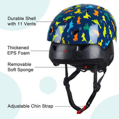 Kinder Fahrradhelm für 1-3 Jahre,Einhorn Helm für Mädchen,Verstellbarer Kinderhelm für Fahrrad,Skateboard,Scooter,Skaten