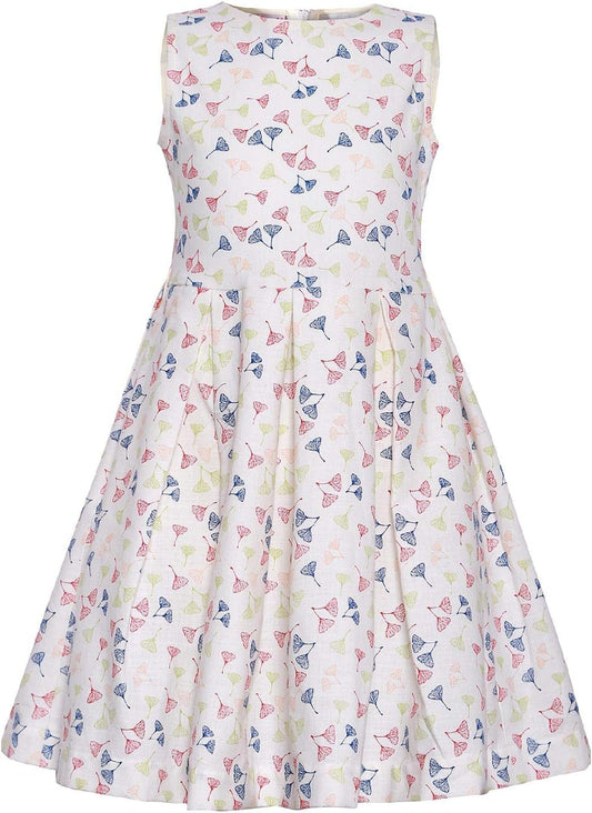 La-V Mädchen Sommerkleid Ginko H121/Größe 152