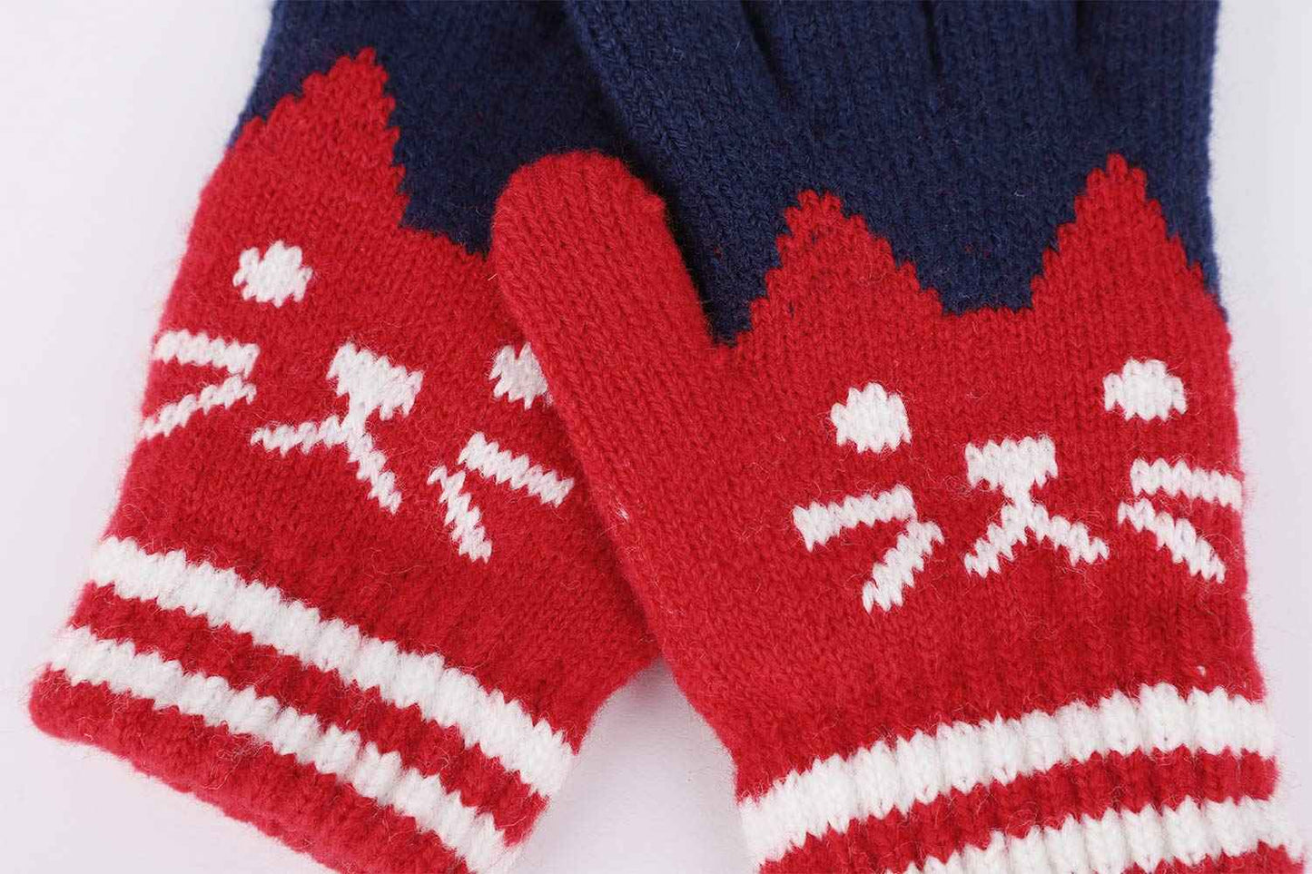 Children's Warm Winter Gloves / Mittens with Plush Lining, Cute Ski Gloves, 3 - 8 Years Old, for Skiing / Snowboarding / Playing / Running