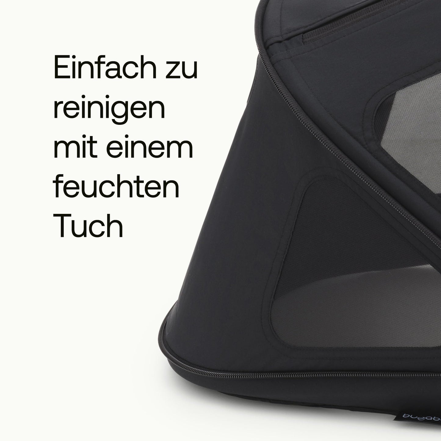 Bugaboo Dragonfly Sonnendach mit Lüftungsfenstern, ausziehbar für zusätzlichen und optimalen Sonnenschutz, wasserabweisend, Deep Indigo