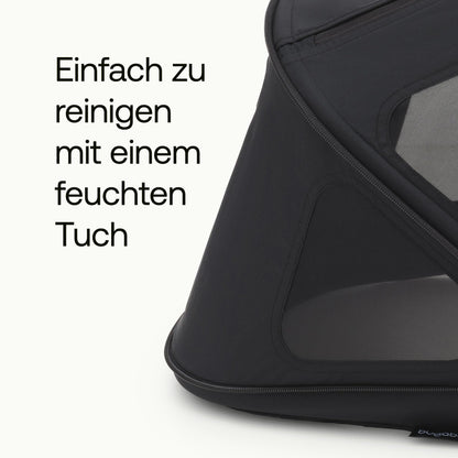 Bugaboo Dragonfly Sonnendach mit Lüftungsfenstern, ausziehbar für zusätzlichen und optimalen Sonnenschutz, wasserabweisend, Deep Indigo