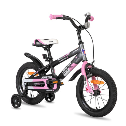 JOYSTAR Berry 12/14/16/20 Zoll Kinderfahrrad für 2-4 jährige Jungen & Mädchen, Jungenfahrrad mit Stützrädern,grün,rosa,weiß - Meloni2