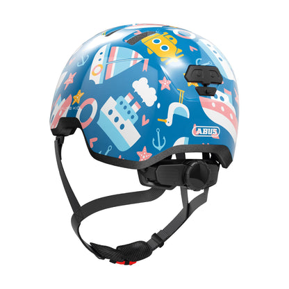 ABUS Skurb Kid Children's Helmet - Robust Bicycle Helmet in Skater Look with Space for a Braid and Various Designs - for Girls and Boys