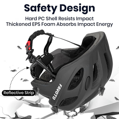 Favoto Children's Bicycle Helmet Lightweight Children's Helmet - Children's Cycling Helmet Breathable Adjustable Helmet for Boys and Girls 