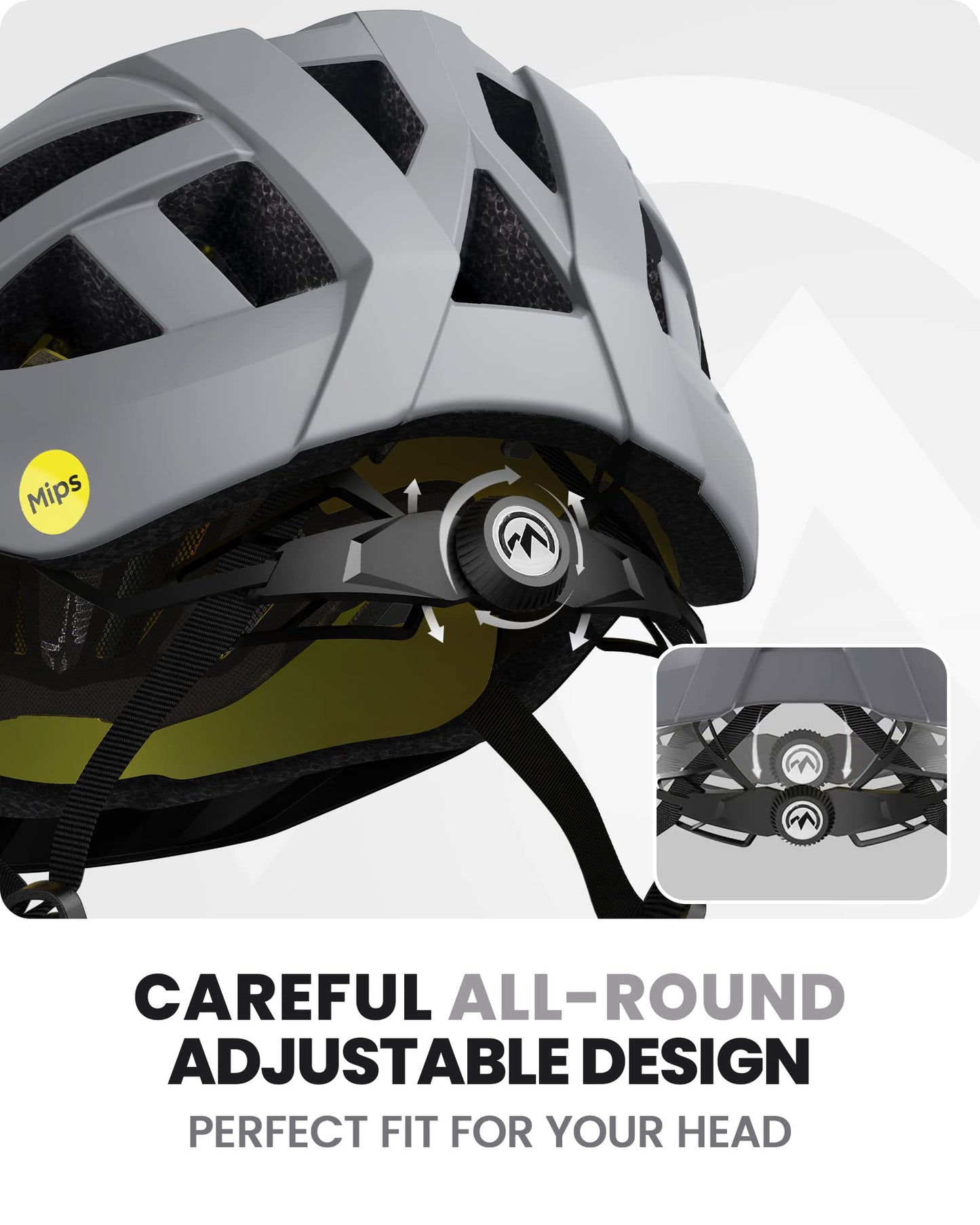 OutdoorMaster MIPS Fahrradhelm - Zwei herausnehmbare Innenfutter & Belüftung in Multi-Environment - Fahrradhelm in Mountain, Autobahn für Jugendliche & Erwachsene