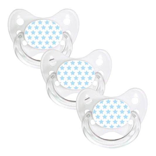 dentistar Silikon Schnuller 3er-Set - Größe 3, ab 14 Monate - Zahn- & kieferfreundlicher Nuckel mit Dental-Stufe – BPA-frei – Made in Germany - Trecker, Grün - Meloni2