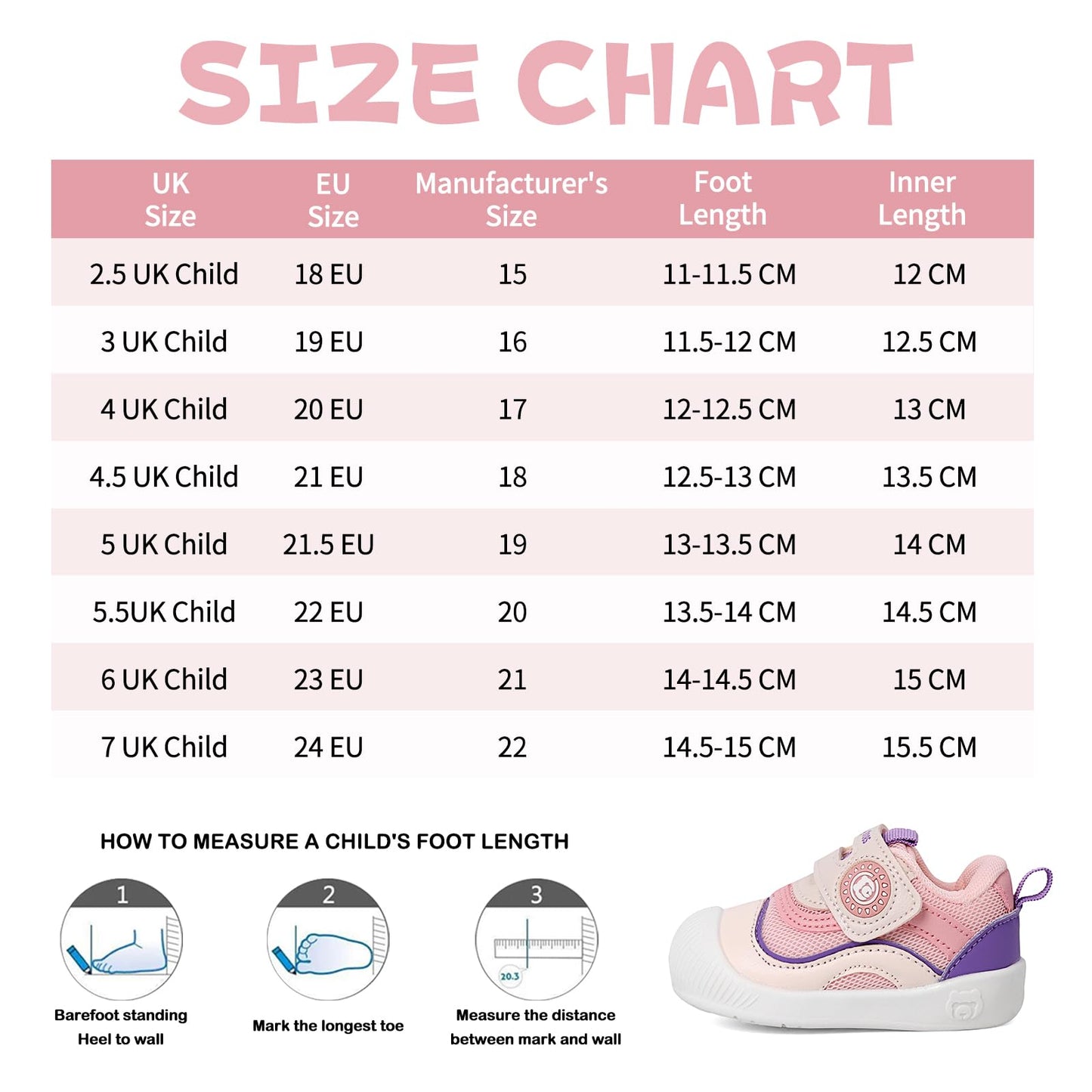 MASOCIO Lauflernschuhe Baby Schuhe Junge Mädchen Babyschuhe Weich Flach Gummi Anti-Rutsch