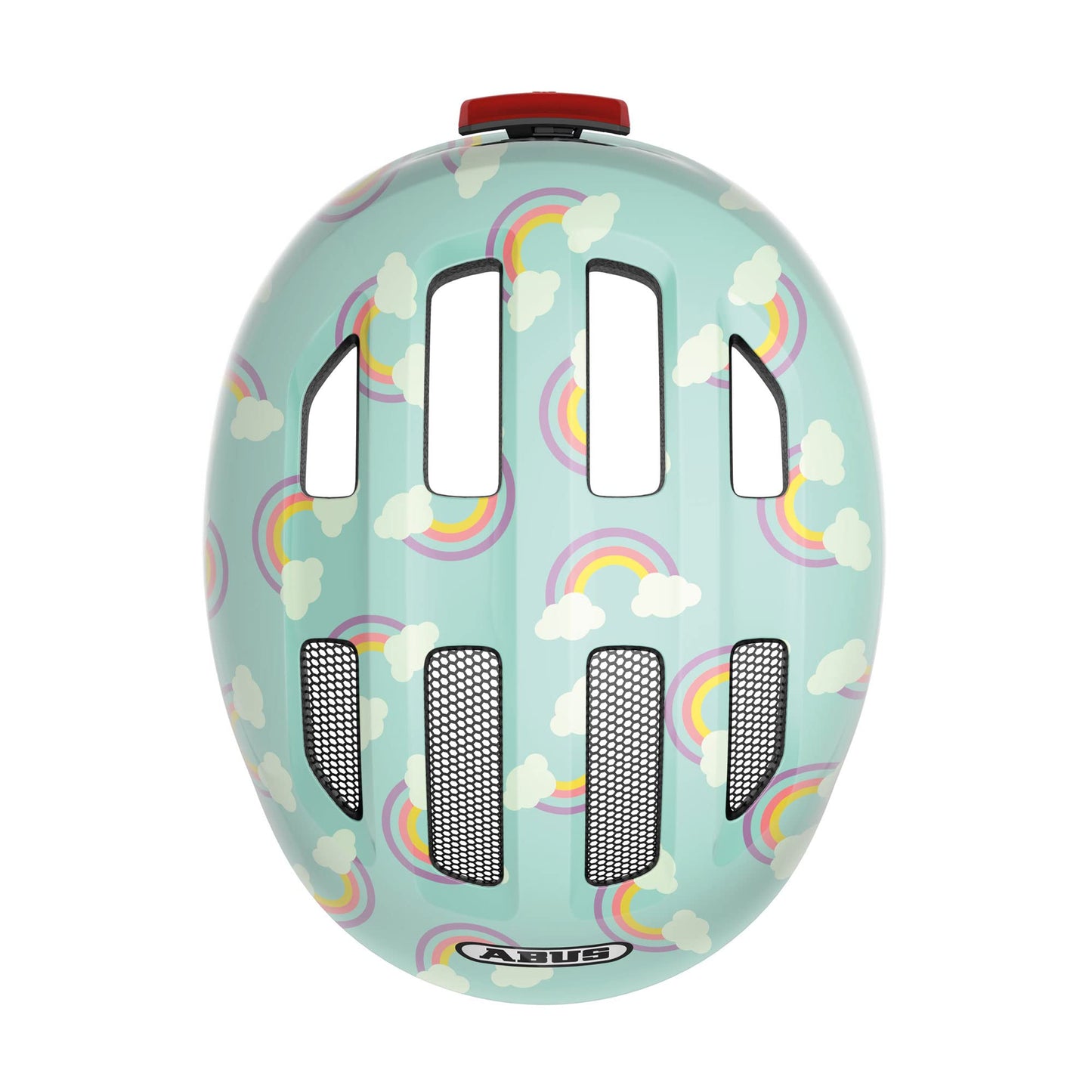 ABUS Smiley Kinderhelm 3.0 LED - Fahrradhelm für Kleinkinder mit tiefer Passform - kindgerechte Designs - Platz für Pigtail - Unisex