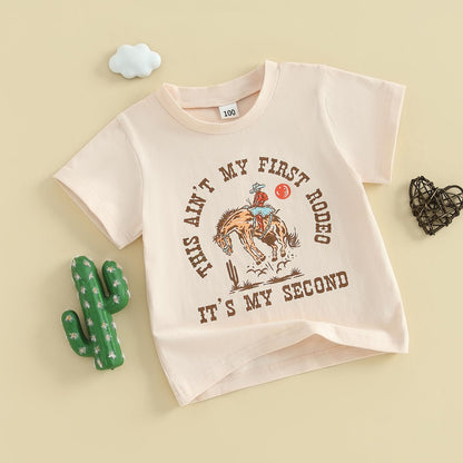 Baby Junge 1. Jahr Geburtstags T-Shirt Wild One Kurzarm Oberteil Baby Mein Erster Geburtstags Outfit Sommer Kleidung