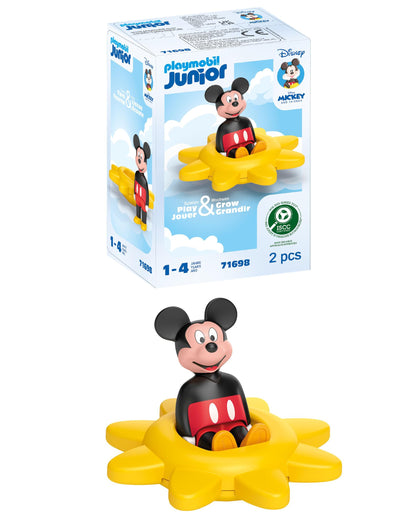PLAYMOBIL JUNIOR | Disney | Micky Maus & Minnie Maus | Wolkenflug | nachhaltiges Spielzeug für Kinder ab 1 Jahr | 71697