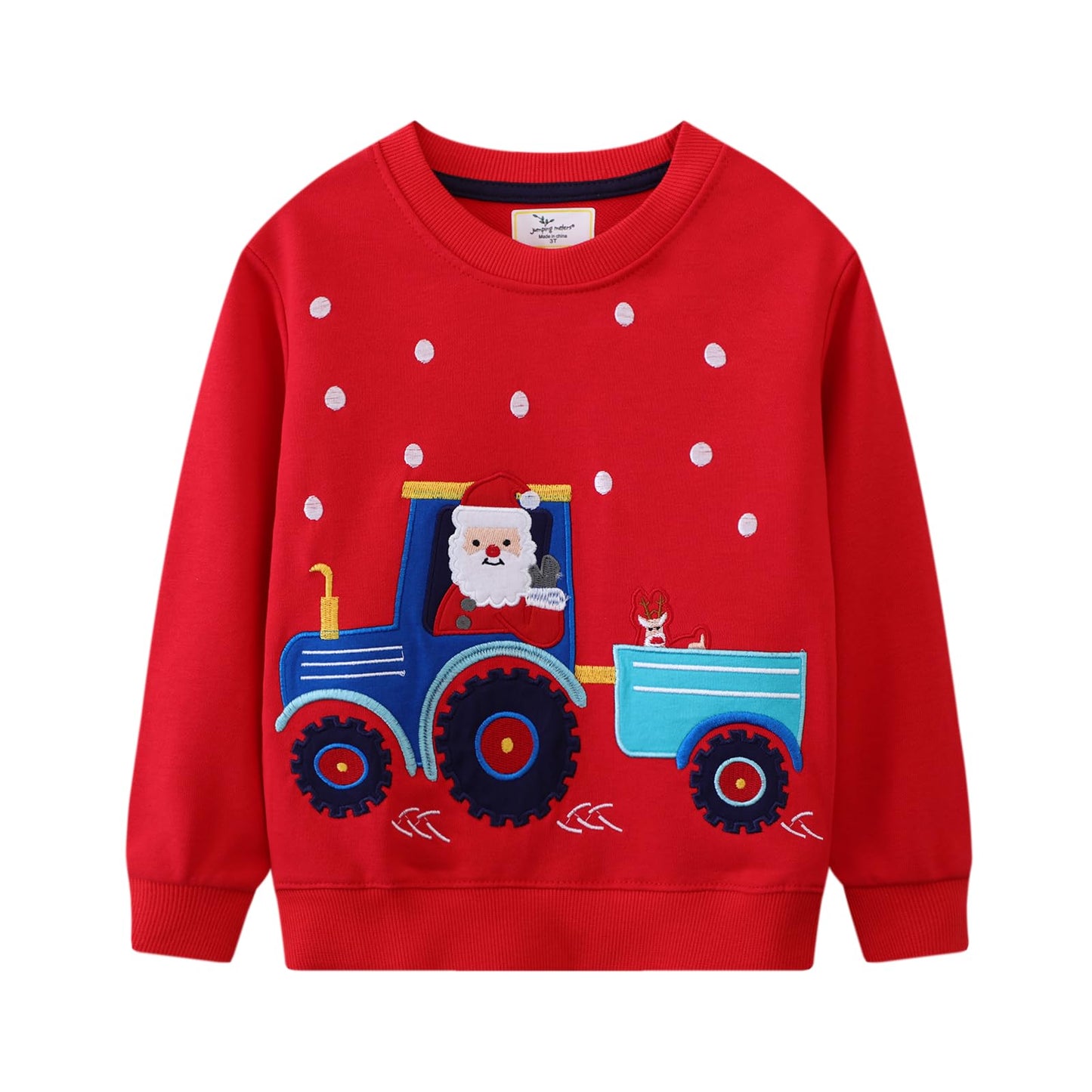 Boys' Sweatshirts Christmas Boy Christmas Long Sleeve Jumper Children's Christmas Clothing Christmas Long Shirt Dinosaur Santa 1-7 Years Size 92-122