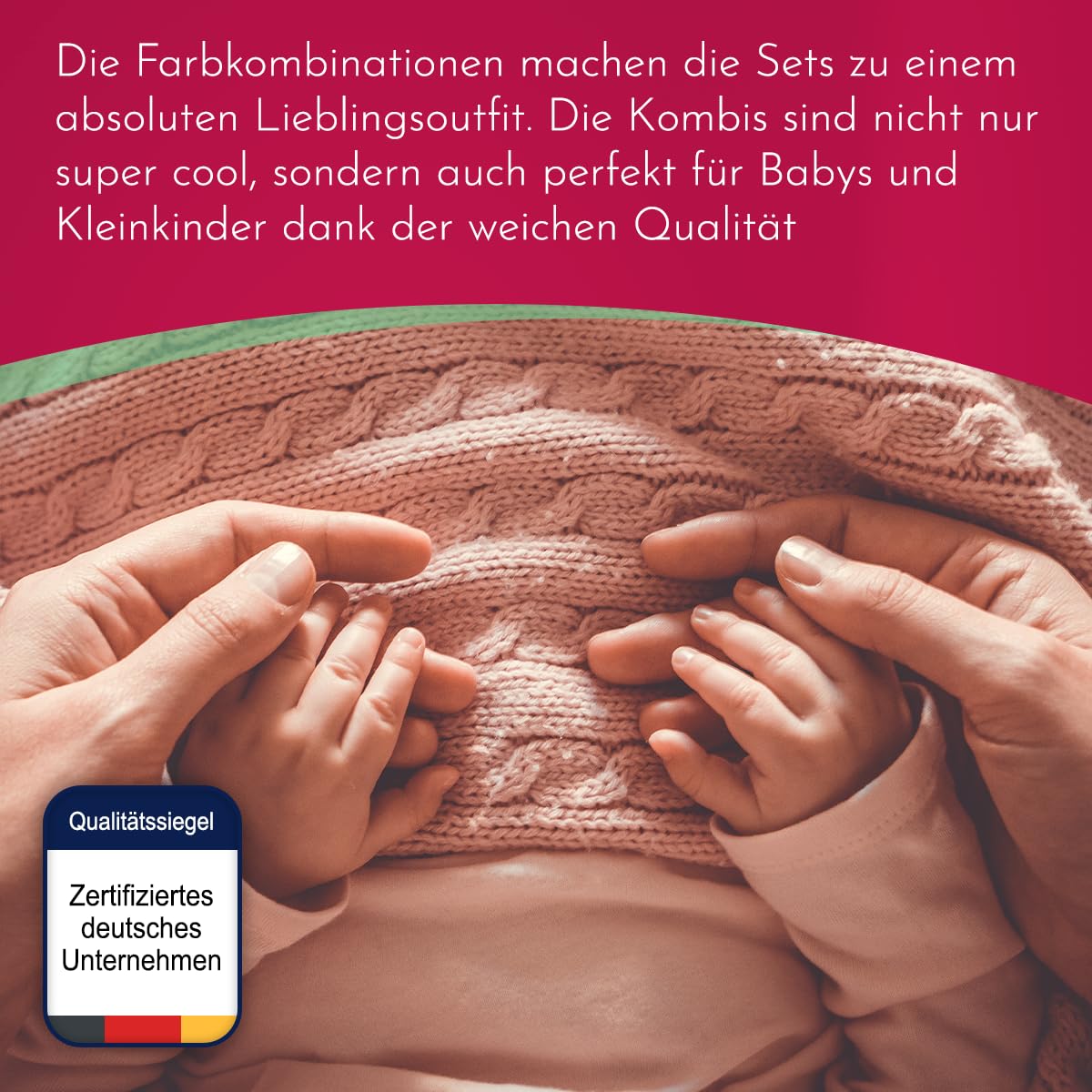 Clinotest Baby Romper Set - 3-Piece Baby Clothes for Girls & Boys 0-6 Months - Hat, Shirt, Trousers - Soft Cotton, Elastic Waistband, Breathable - Perfect for Newborns & Toddlers