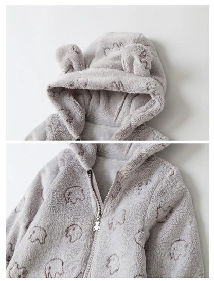 Baby-Overall für Mädchen, Jungen, Winter, Schneeanzug, 1-12 Monate, Fleecemantel, Jumpsuit, Pilot, Baby, Jungen, Mädchen