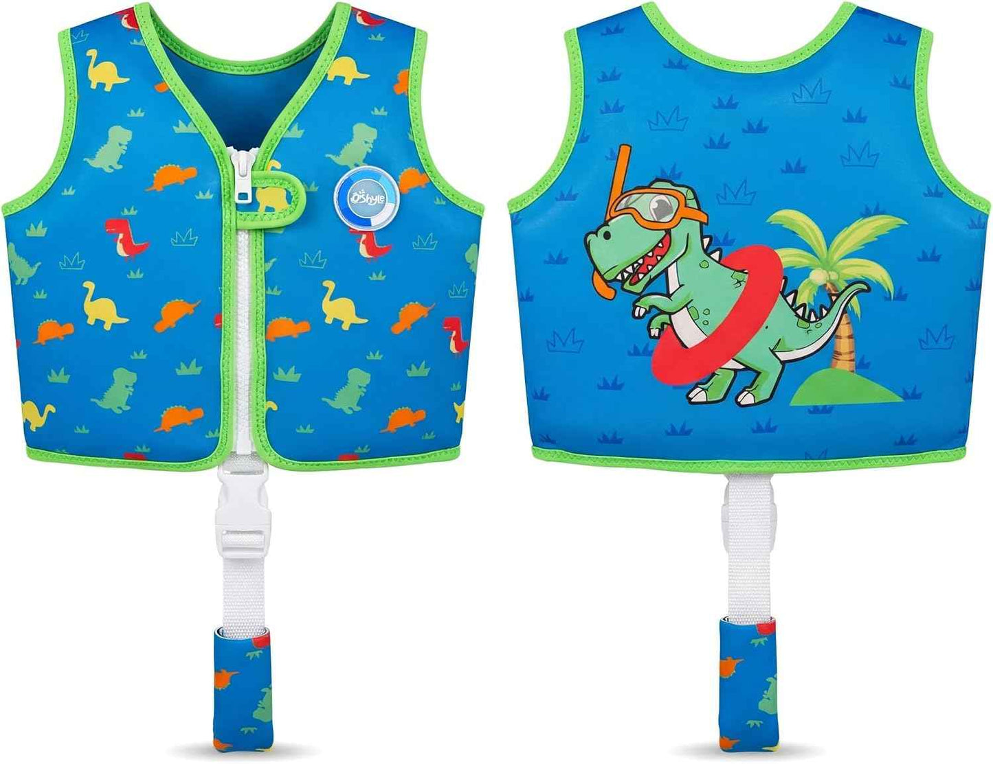Schwimmweste Kinder, Neopren-Schwimmlernhilfe mit Sicherheitsgurt | SCHWIMMLERNHILFE FÜR KINDER