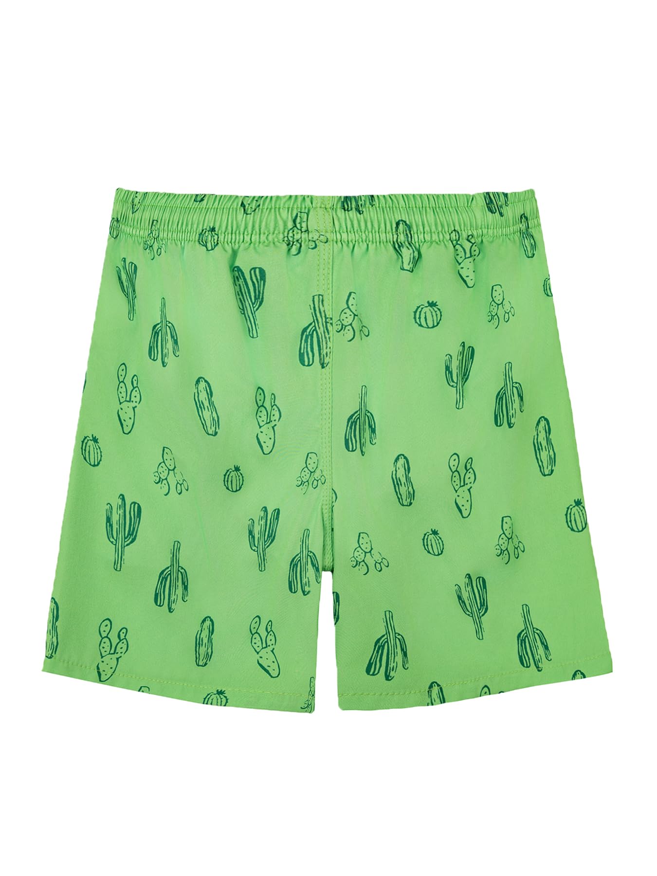 CALBOUNT Boys' Swimming Shorts Printed Quick Dry Swim Shorts with Inner Shorts 