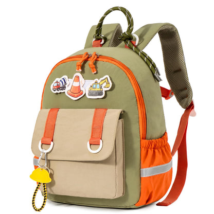 PROTAURI Kindergartenrucksack Mädchen 3-7 Jahre 11.6L Katze Hase, Rosa | mit Brustgurt reflektierend wasserabweisend leicht atmungsaktiv ergonomisch DIN A4 3D Patches 3D Tier Design