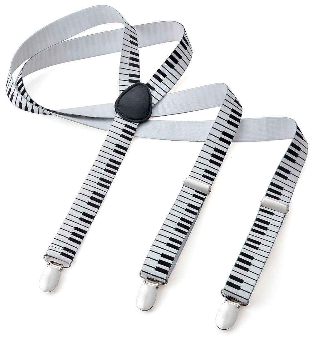 Long Kids Y Shape 3 Clips Elastic Slim Braces