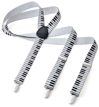 Long Kids Y Shape 3 Clips Elastic Slim Braces