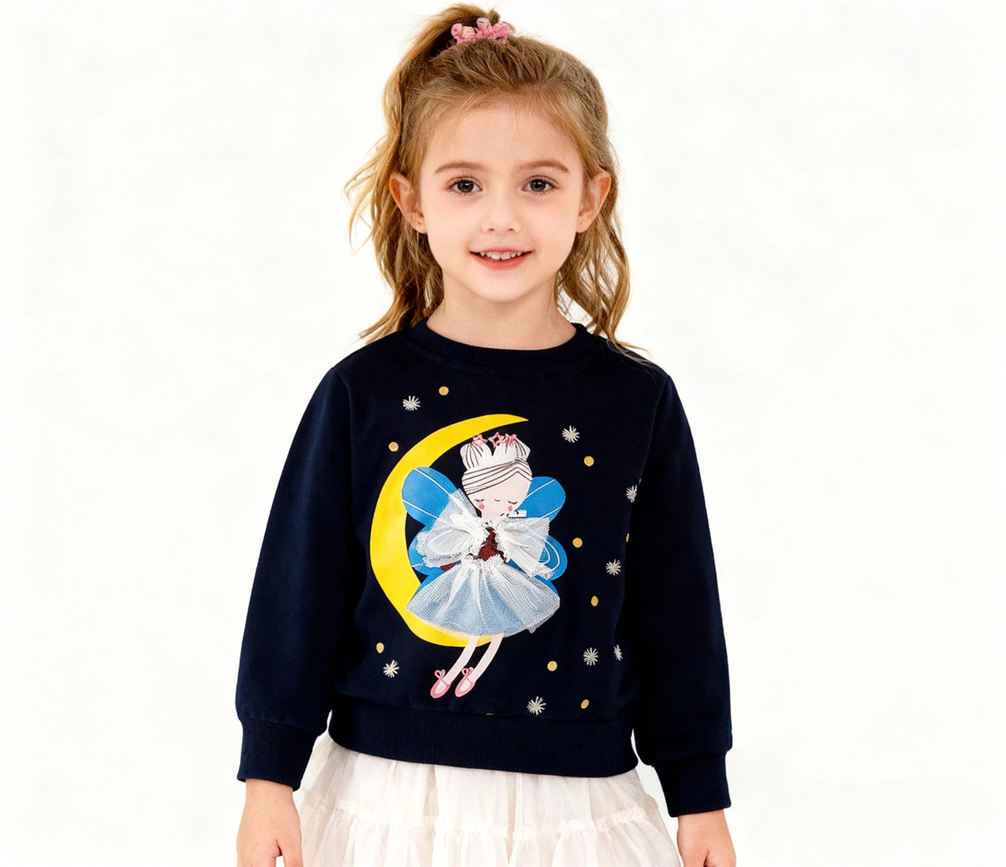 Sweatshirt Mädchen Pullover Kinder Mädchen Baumwolle Langarm Shirt Einhorn Bunny Warm Tops 2-8 Jahre Größe 92 98 104 110 116 122 128