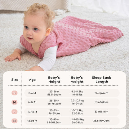 Unnivoll Baby Sleeping Bag, 1.5 Tog Baby Sleeping Bag, 0-6 Months, Pack of 2, Sleeping Bag, Winter, Autumn, 67 cm, for Boys and Girls, Newborns, Coffee