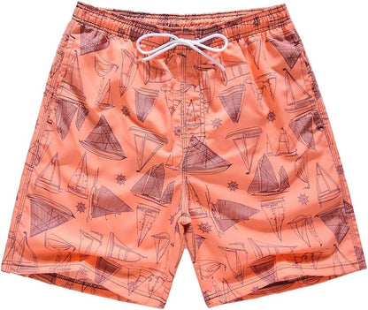 FedMois Jungen Badeshorts Schnelltrocknend Kinder Badehose Schwimmshorts