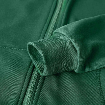 Spring&Gege Jungen Hoodie Sweatjacke Basic Einfarbig Baumwoll Kapuzenjacke für Kinder（3-12 Jahre）