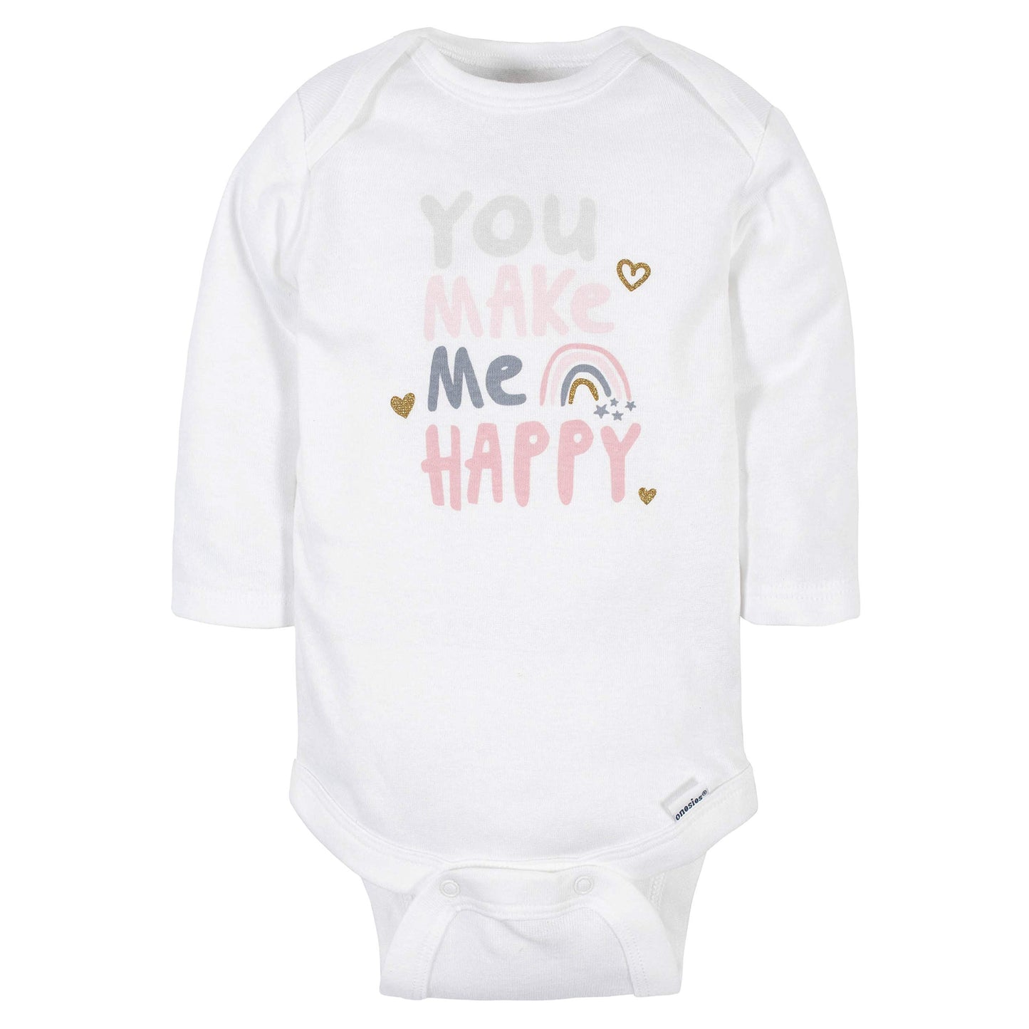 Mädchen 6er-Pack Langarm-Strampler Bodys Baby und Kleinkind T-Shirt Set (6er Pack)