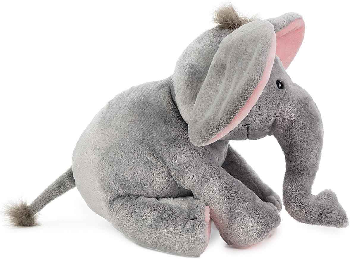 Schaffer 5190 - Plüsch Elefant BabySugar - Kuscheltier - Größe (XS) 13 cm | Extra weich - Waschbar bei 30 °C - DIN EN 71 geprüft - Ab Geburt geeignet - Hochwertige Verarbeitung