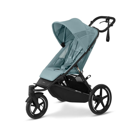 CYBEX Gold AVI SPIN Kinderwagen, Ab Geburt bis ca. 4 Jahre, Max. 111 cm und 22 kg, City-, All-Terrain-Kinderwagen, Moss Green