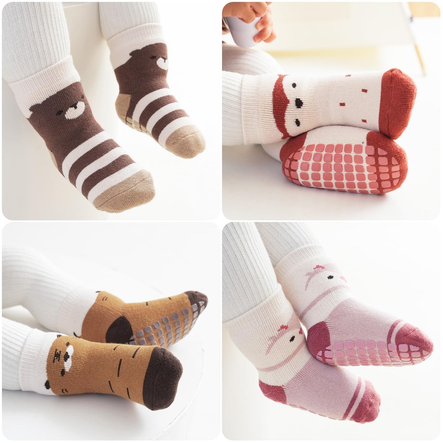 Simpeak Baby Socks, ABS Socks, Non-Slip Baby Socks, Non-Slip Baby Socks, Boys and Girls, Stopper Socks, Baby 0-36 Months