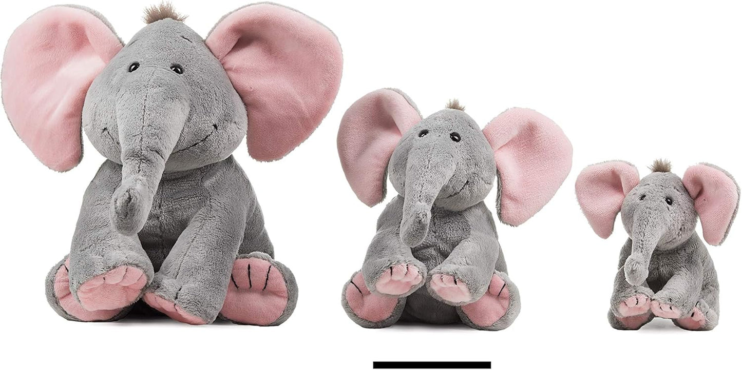 Plüsch Elefant BabySugar - Kuscheltier - Größe (XS) 13 cm | Extra weich - Waschbar bei 30 °C - DIN EN 71 geprüft - Ab Geburt geeignet - Hochwertige Verarbeitung