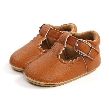 RVROVIC Baby Mädchen Mokassins Prinzessin Mary Jane Flache Kleider Schuhe Premium Leichte Weiche Sohle Krippe Schuhe Kleinkind Schuhe