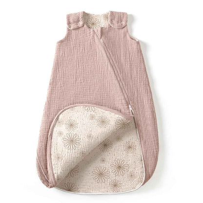 lulumoon Baby Sleeping Bag for 3-9 Months: Muslin Sleeping Bag Baby for Boys and Girls - Cotton Baby Sleeping Bag for 70 cm All-Year Children's Room