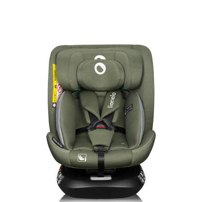 LIONELO Bastiaan i-Size One 360o drehbarer Autositz für Kinder von 40-150 cm, Montage in Fahrtrichtung und entgegen der Fahrtrichtung möglich, ISOFIX Pas TopTether Einstellbare Rückenlehne