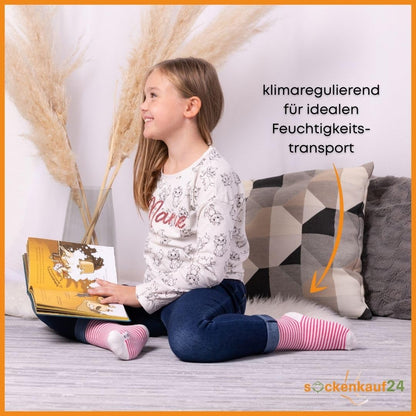 10 Paar Kinder Socken Jungen & Mädchen Baumwolle Kindersocken