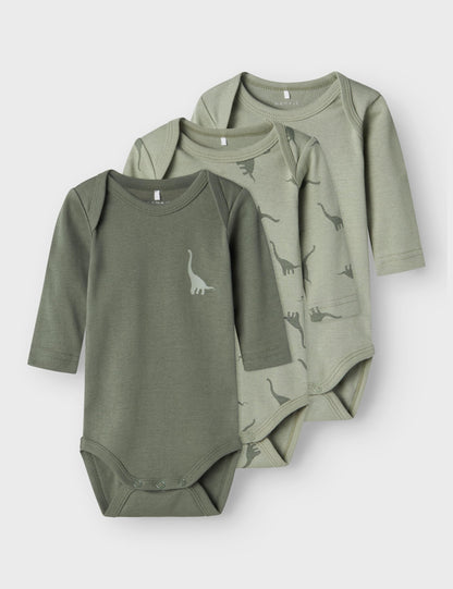 NAME IT Jungen Strampler 3er-Pack