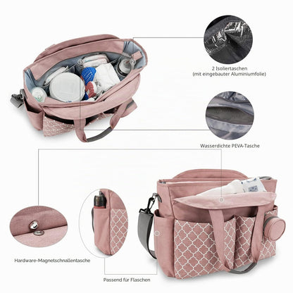 Wickeltasche Baby Wickeltasche Große Babytaschen für Mama mit Wickelstation Multifunktions Reise