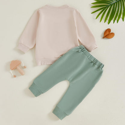 1. Jahr Geburtstag Outfit Baby Junge Kleidung Set Langarm Sweatshirt und Hose Kleidung Sets für Jungen