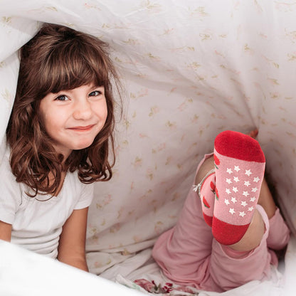 GRPSKCOS Stoppersocken Kinder 12 Paar ABS Socken Rutschfeste Socken Kleinkind Antirutschsocken für 1-7 Jahre Jungen Mädchen