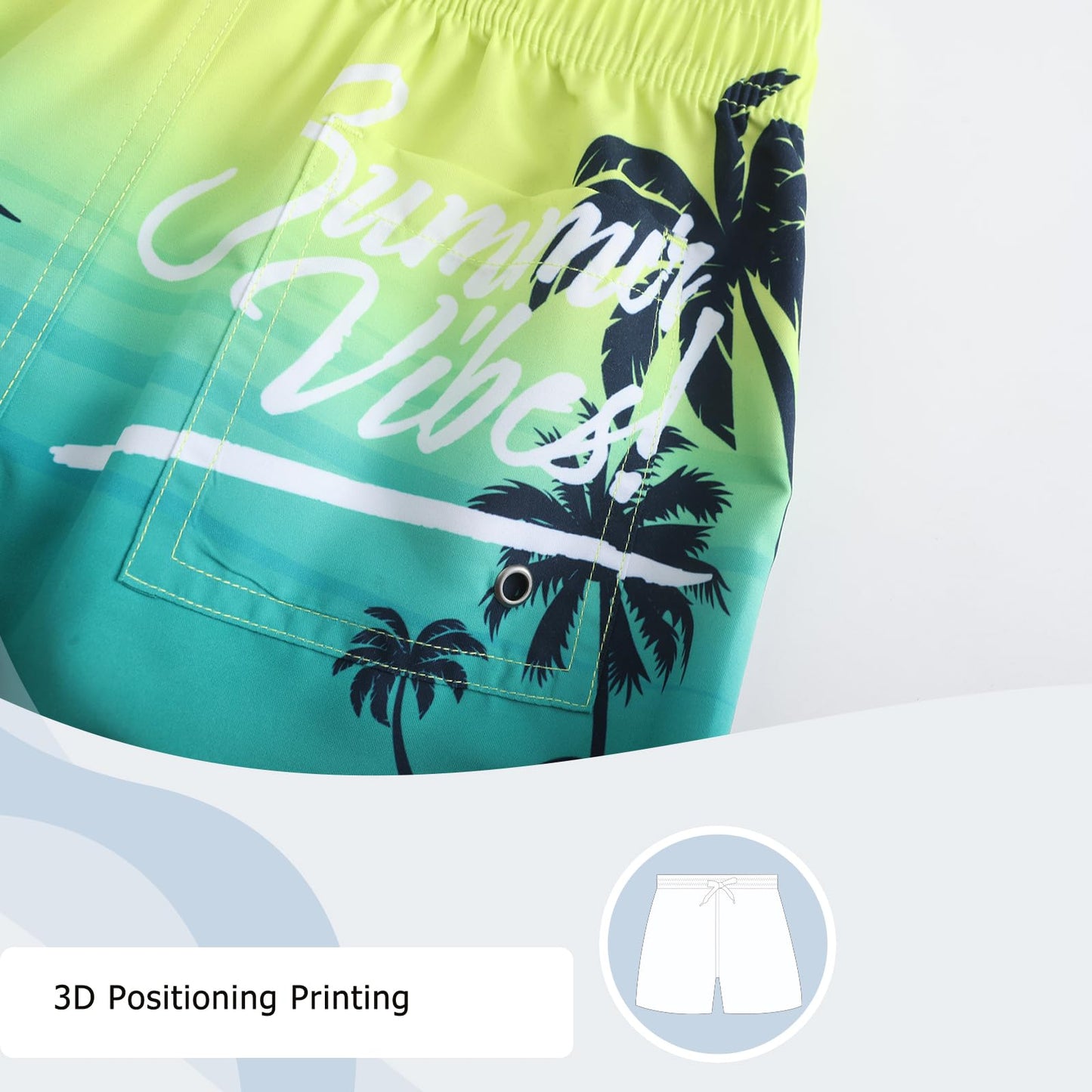Badehose Jungen Kinder Badeshorts Schnell Trocknende Boardshorts Hawaii Strand Shorts 5-14 Jahre