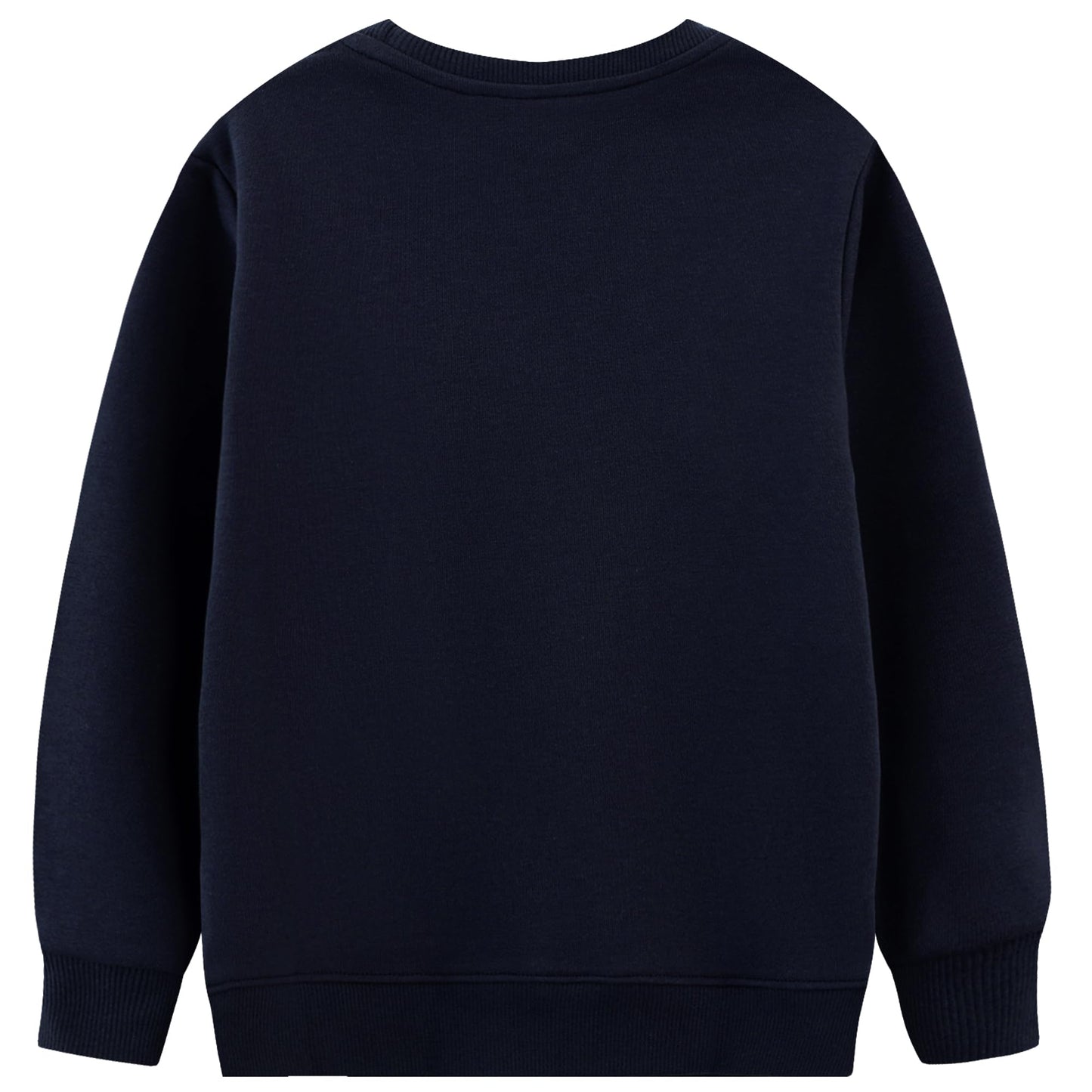 Sweatshirt Children's Boys Glow in the Dark Dinosaur Sweatshirt Astronaut Print Pullover Sport Navy Long Sleeve Warm Cotton Top Jogging Sweatshirt 2-7 Years, Size 92-122