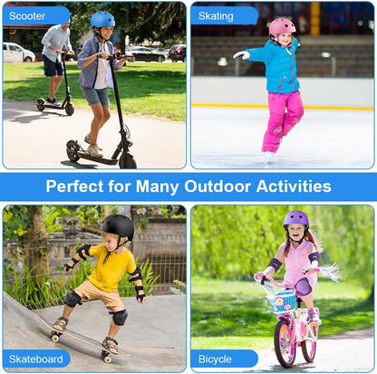 Flintronic Children's Bicycle Helmet, Children's Helmet, Bicycle Helmet for Children, Adjustable Skateboard Helmet for Bicycle, Skateboard, Scooter, Skating, Scooter, BMX for 2-13 Years