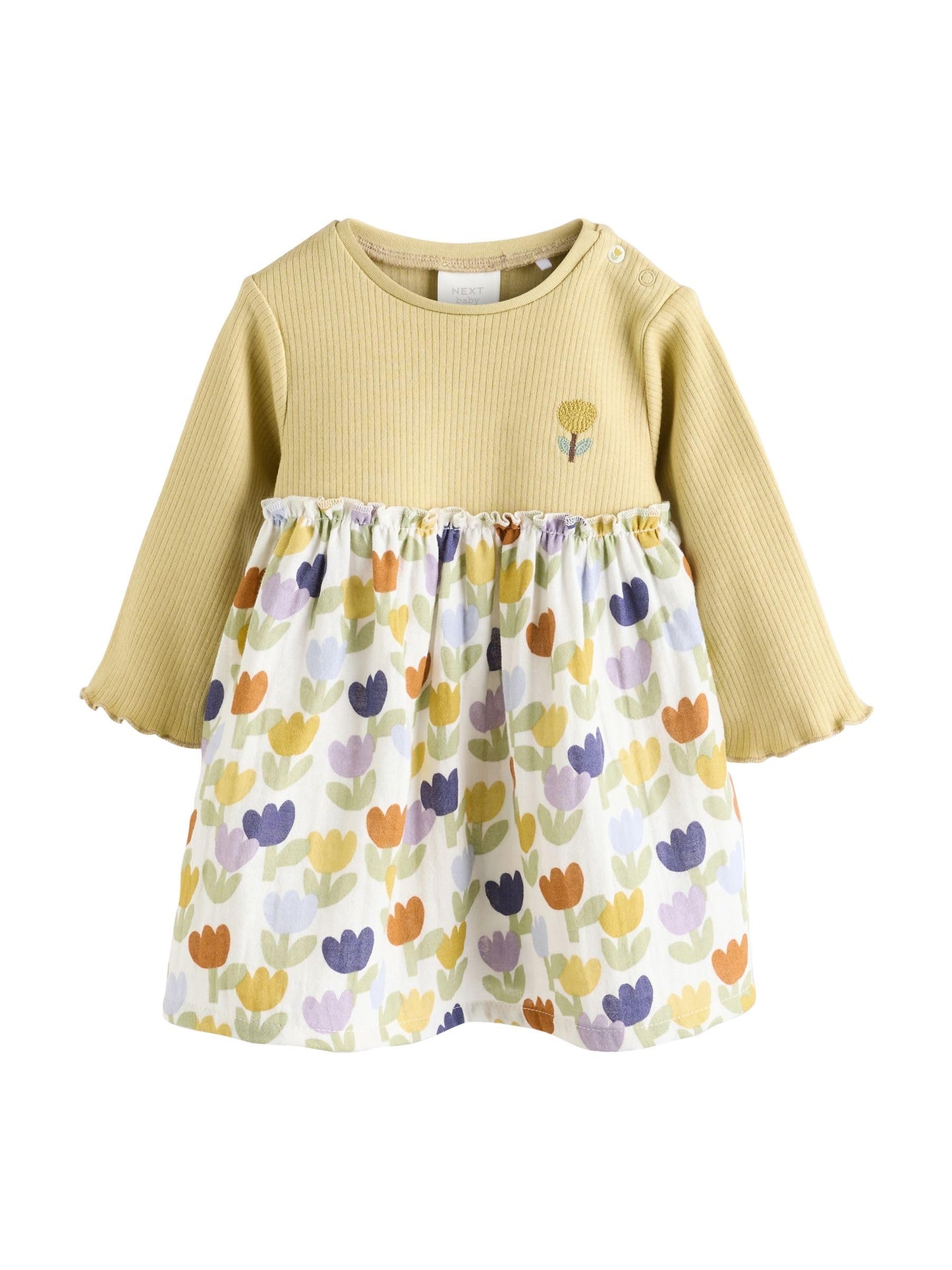 NEXT Baby Mädchen Jersey-Kleid, 2er-Pack