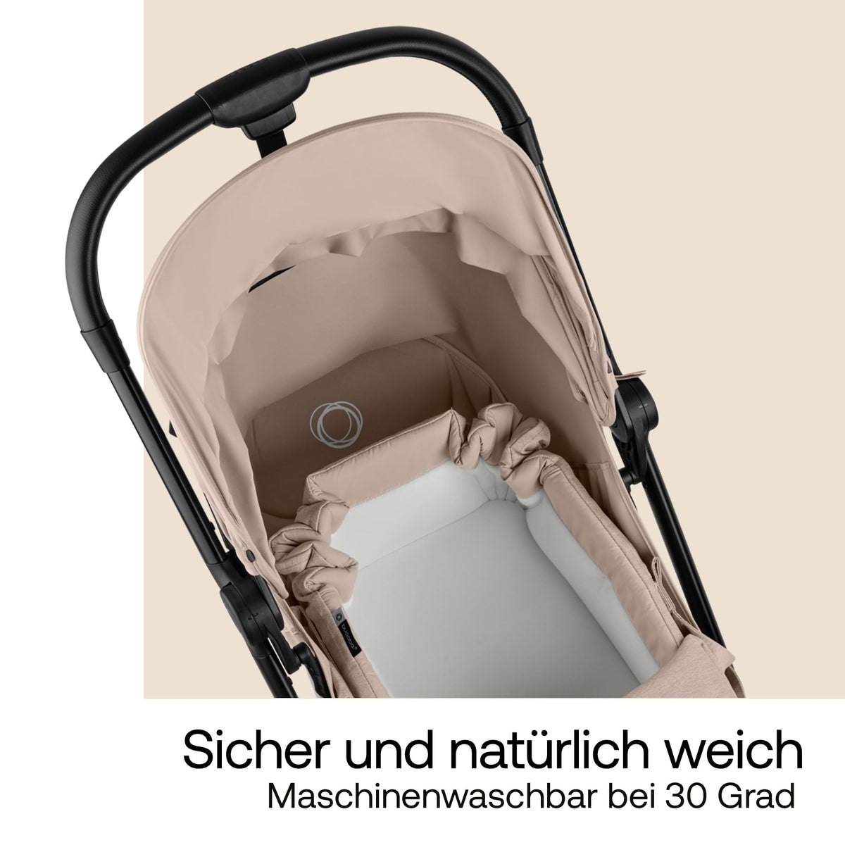 Bugaboo Babynest, tragbare Liegewanne mit Tragegurten