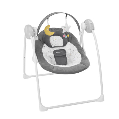 Badabulle Comfort Moonlight electric baby bouncer and baby swing, with 3 swing speeds, timer and 8 melodies