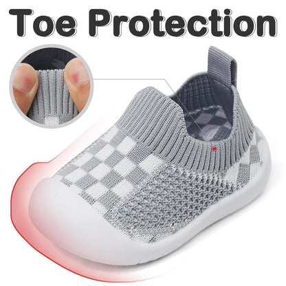 MK MATT KEELY Babyschuhe für Jungen - Sanfte Mesh atmungsaktive Lauf- und Krabbelschuhe für Babys 0-4 Jahre